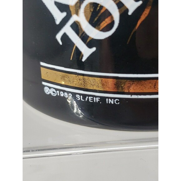 Statue of Liberty Coffee Mug VTG 1982 Keep The Torch Lit Black Gold Centennial - Picture 6 of 13